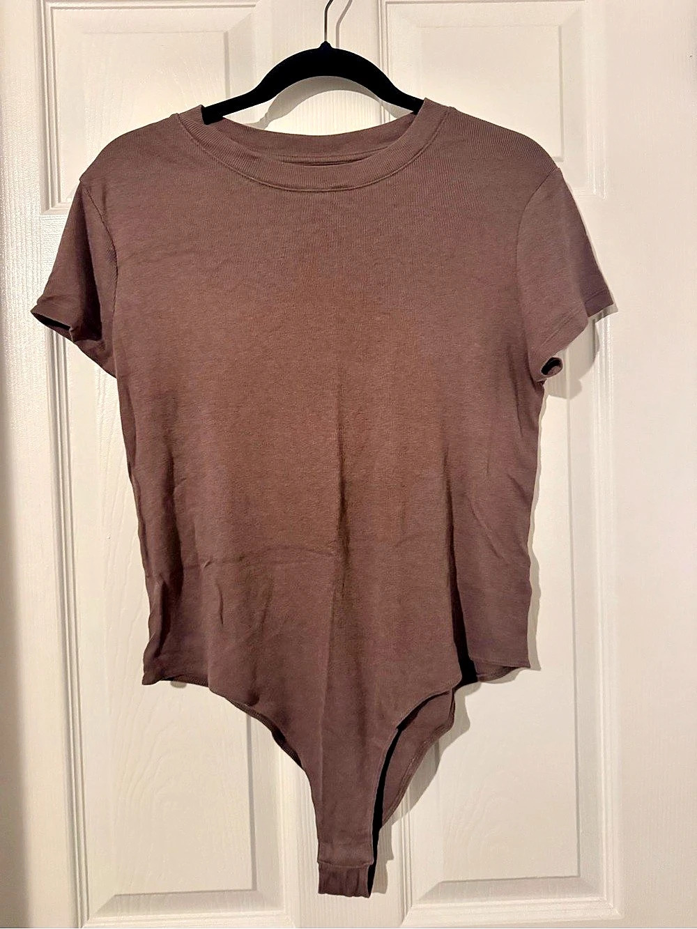 A New Day Brown Short Sleeve Bodysuit